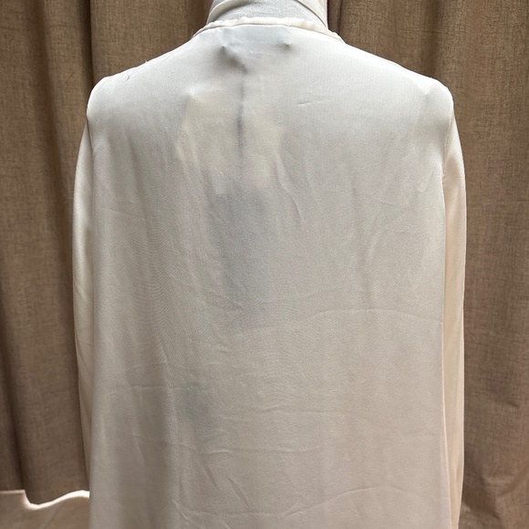 Nili Lotan Silk Tuxedo Blouse -Ivory Luxe - NWT - Picture 6 of 9